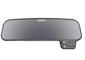 PAPAGO-GS260  防眩光，后视镜行车记录器 高清120°广角。 (买就送价值38元8GTF内存卡一张)