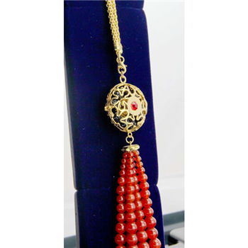 御铂 喜上梅梢（金/红玛瑙）