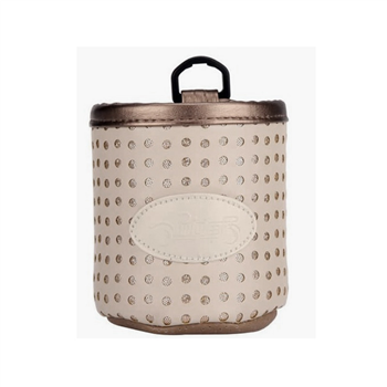 品尚车居 明珠圆形风口置物筒（白色）