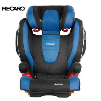 德国 recaro 超级莫扎特系列  豪华儿童安全座椅莫扎特二代3-12岁内置扬声系统 莫扎特二代蓝黑    