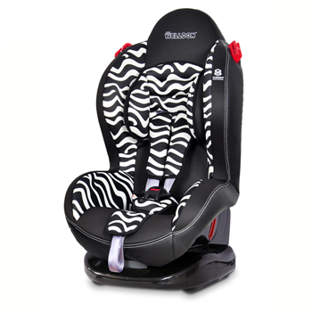 惠尔顿 运动宝  车载婴儿宝宝座椅9月-6岁 （斑马纹）    