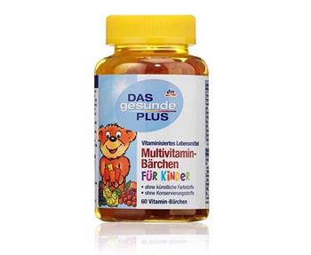 【德国】原装进口DAS gesunde PLUS儿童多种复合维生素小熊软糖 120g/60粒