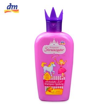 【德国】prinzessin魔法星小公主儿童柔顺洗发护发露2合1 200ml （红色）