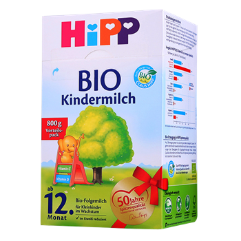 【德国】原装进口喜宝Hipp（有机）婴儿配方奶粉 12+段