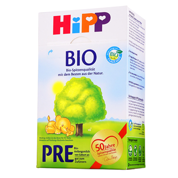 【德国】原装进口喜宝Hipp（有机）婴儿配方奶粉 pre段